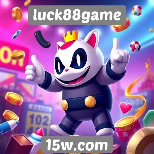 Variedade de jogos disponíveis no luck88game